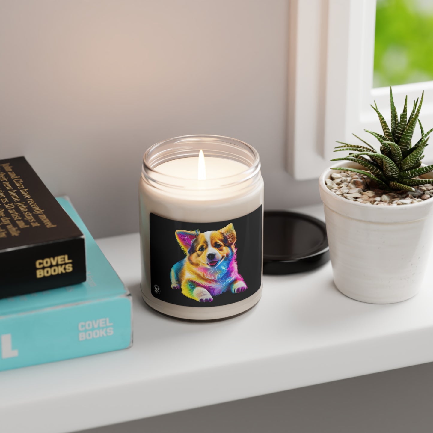 Colorful Corgi - Scented Soy Candle