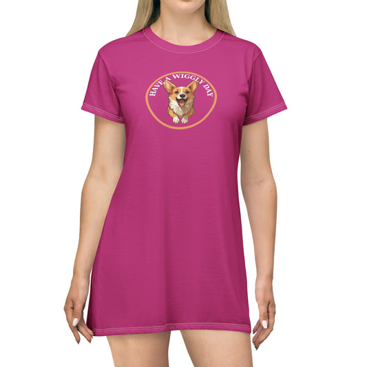 Have a Wiggly Day - T-Shirt Dress