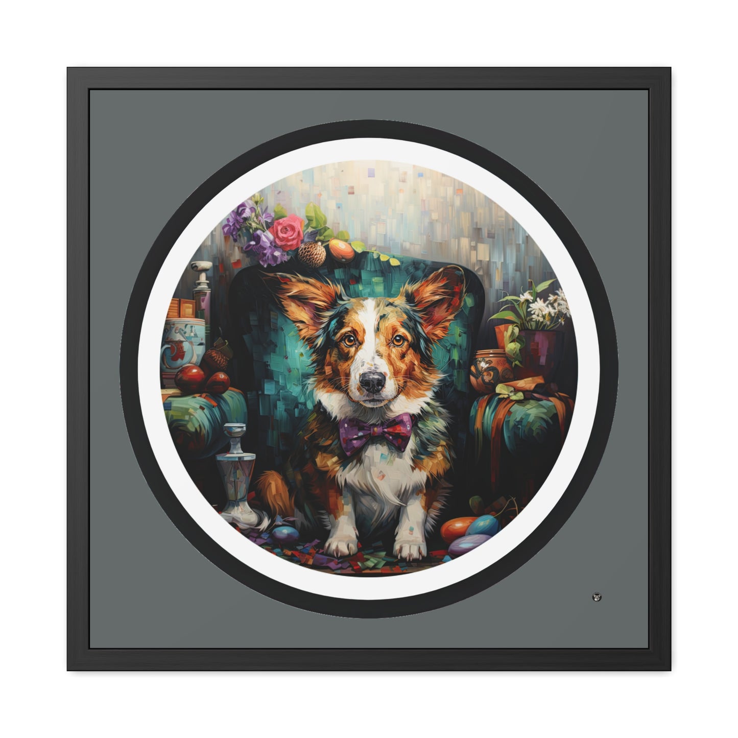 Formal Corgi - Framed Print