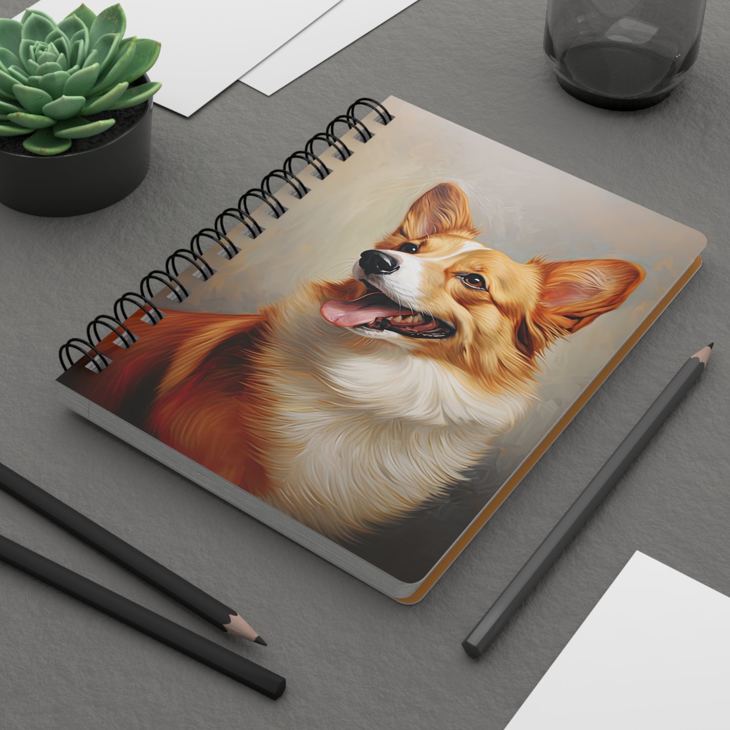 Pembroke Portrait - Spiral Bound Notebook