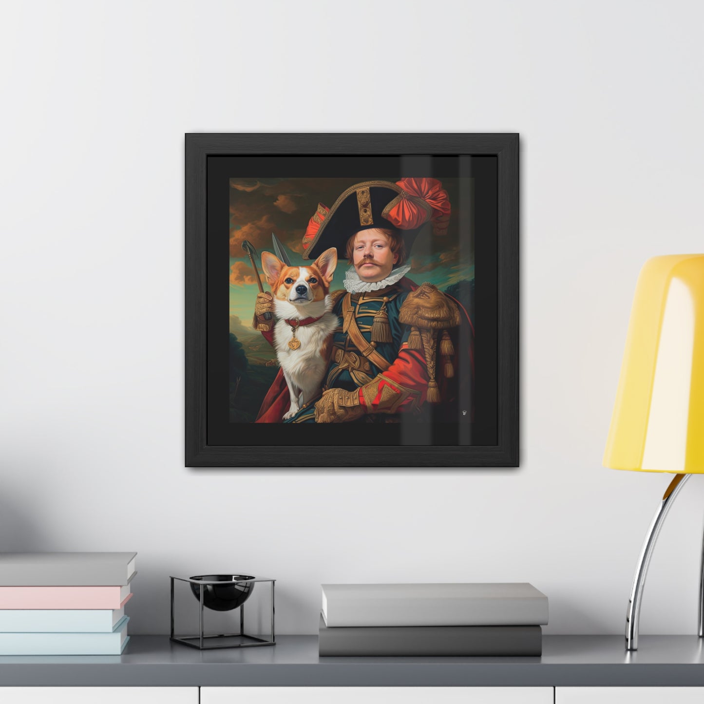 First Royal Corgi - Framed Print