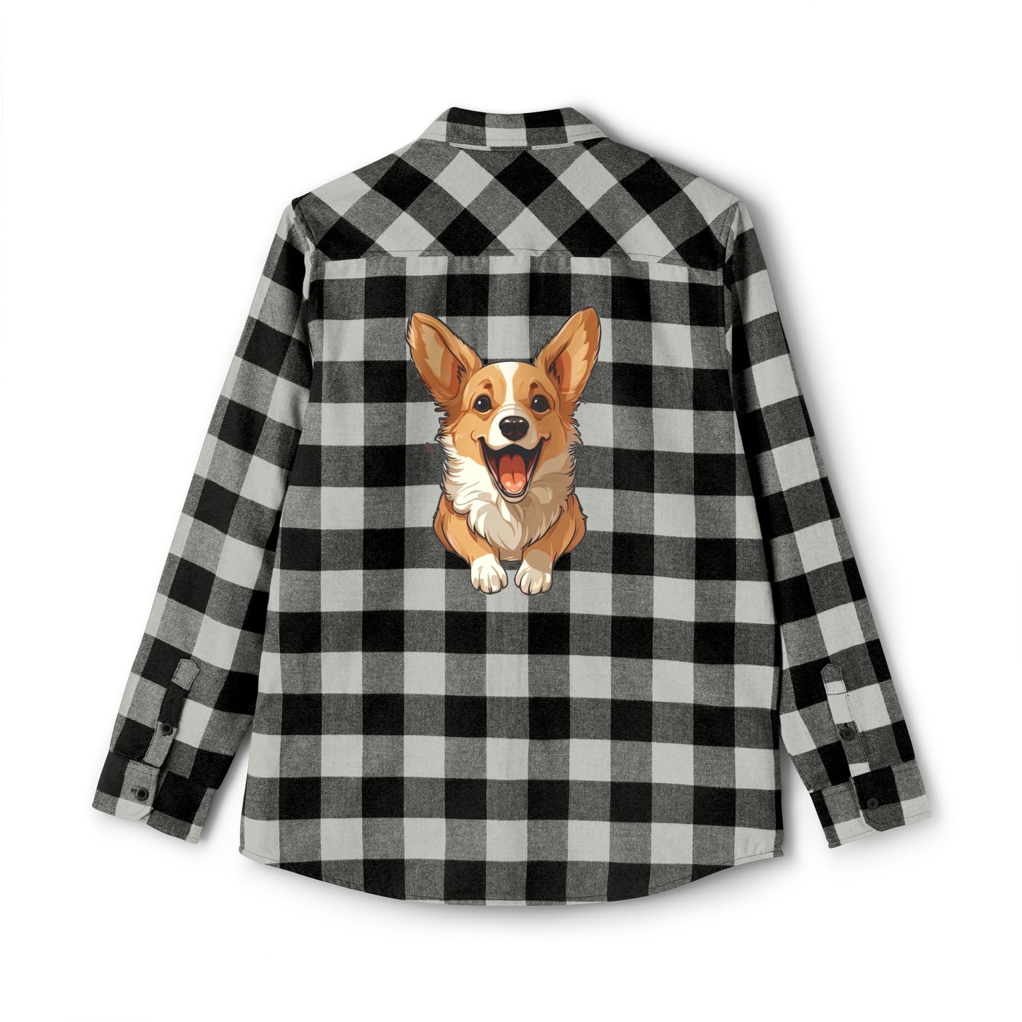 Corgi Cuteness - Flannel Shirt