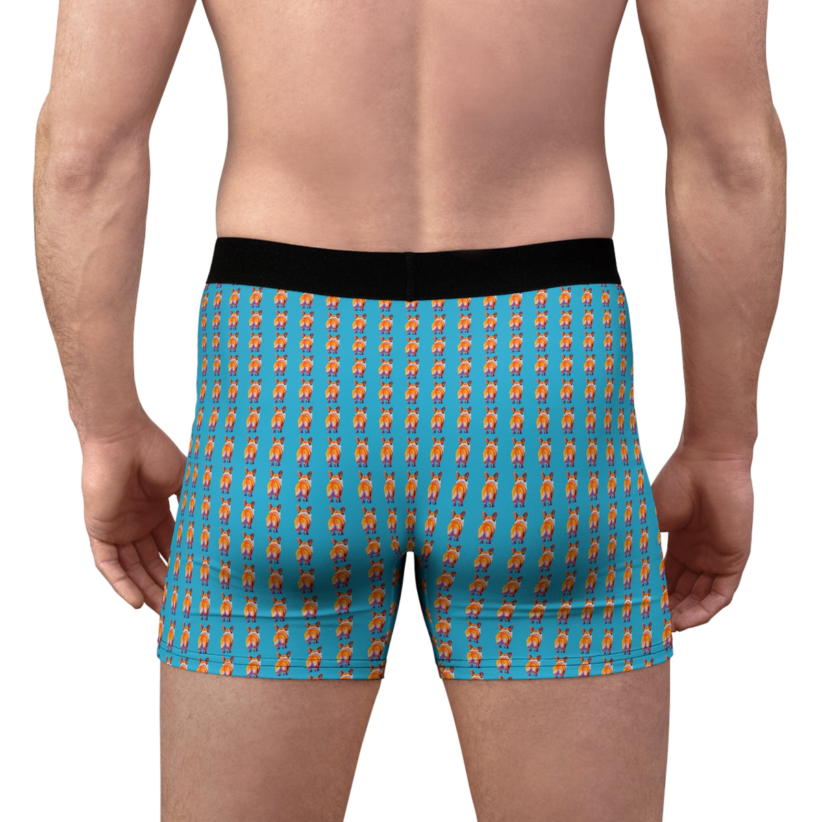 Corgi Butt Stripes Artistic Portrait - Corgi Boxer Briefs!
