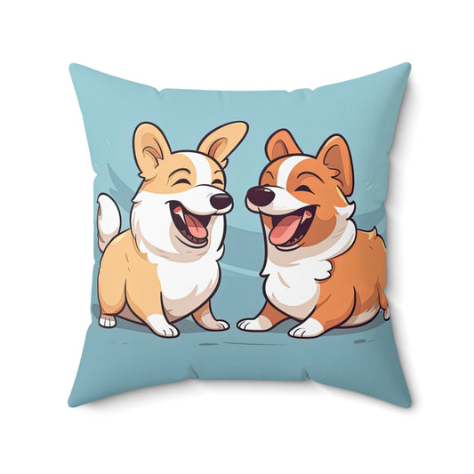 Corgi Couple - Throw Pillow