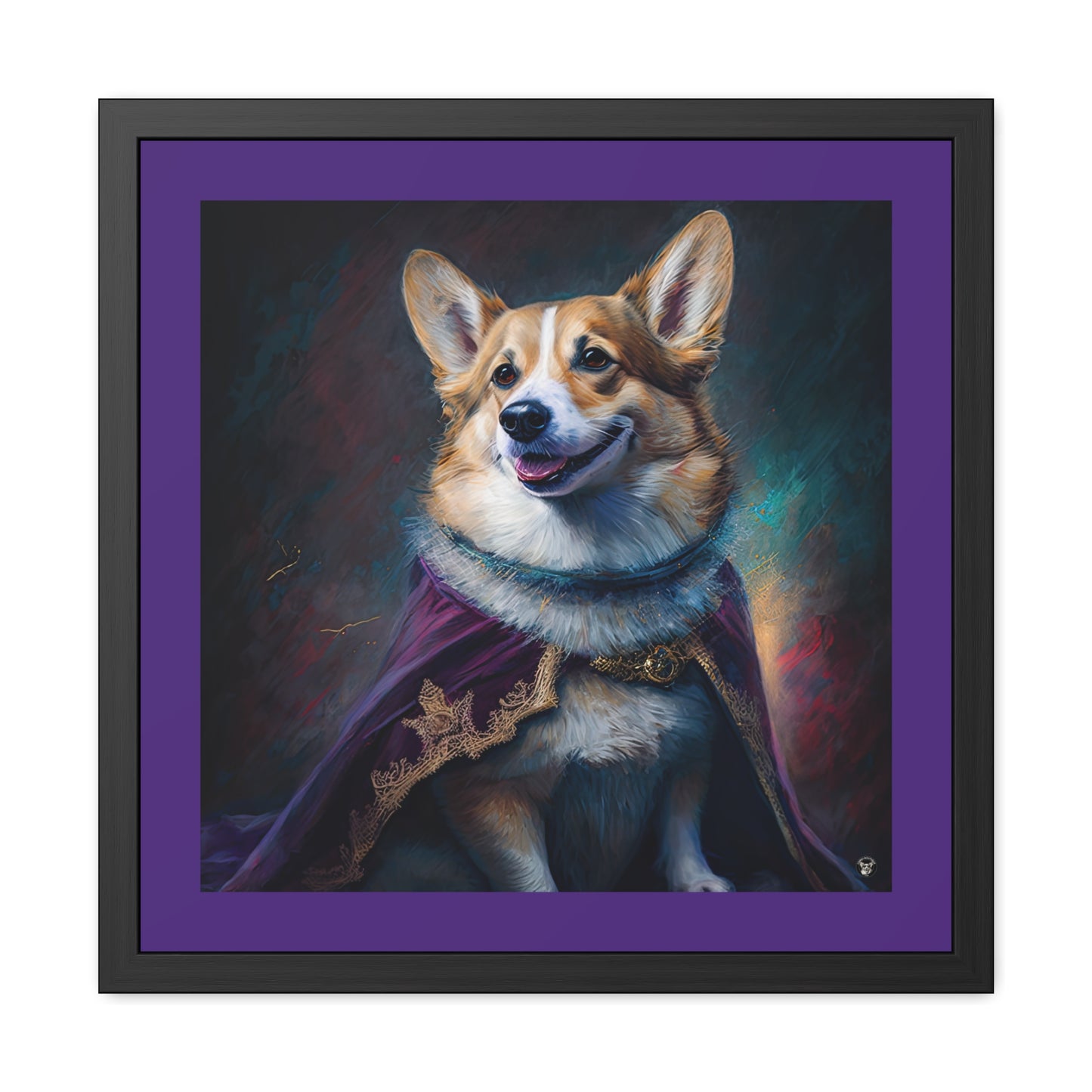 Cadre photo Corgi Royalty