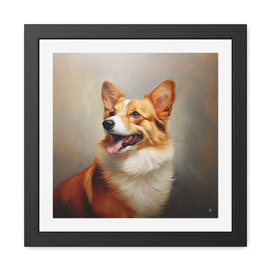 Pembroke Portrait Framed Print