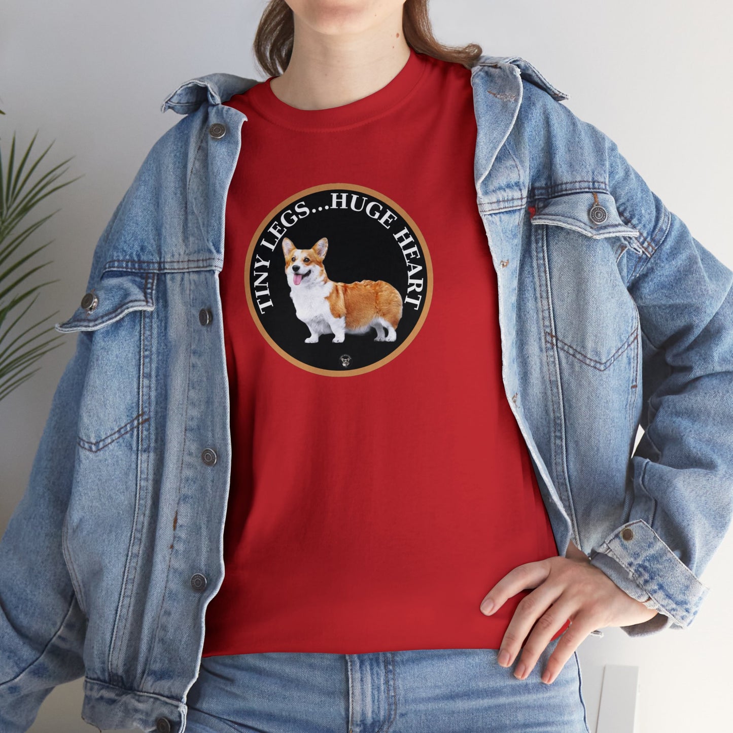 Tiny Legs...Huge Heart - Unisex Heavy Cotton Tee