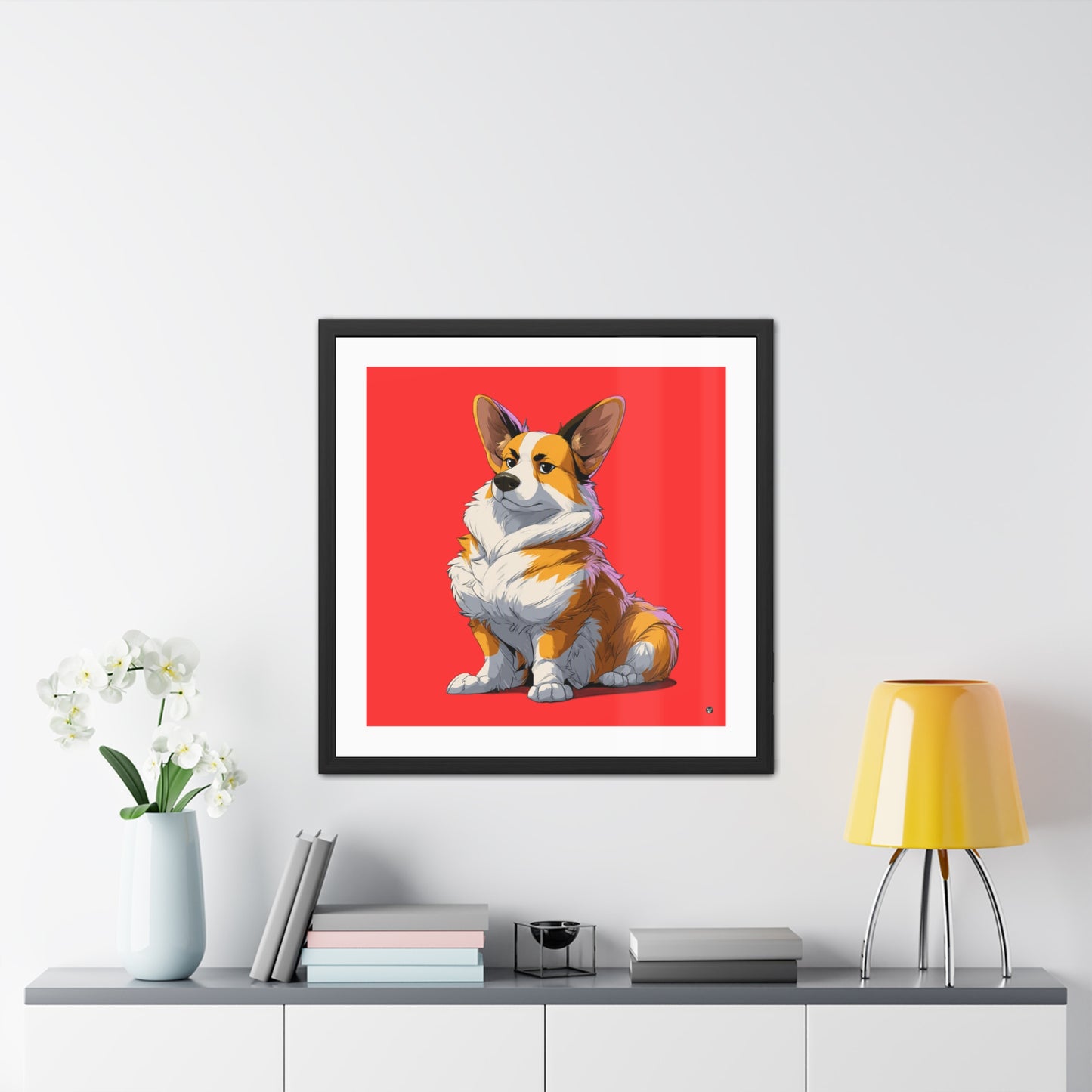Boss Dog Framed Print