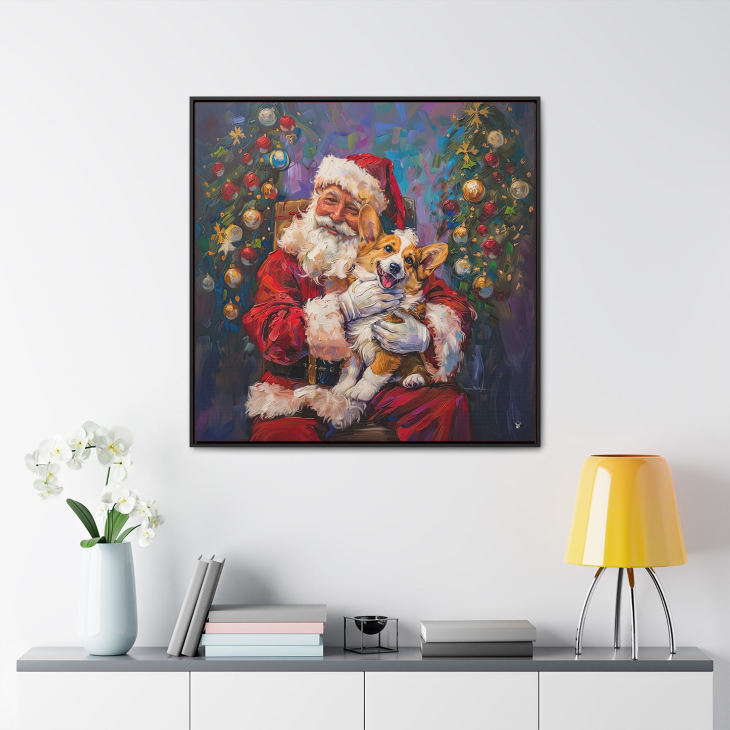 Nice List - Framed on Canvas