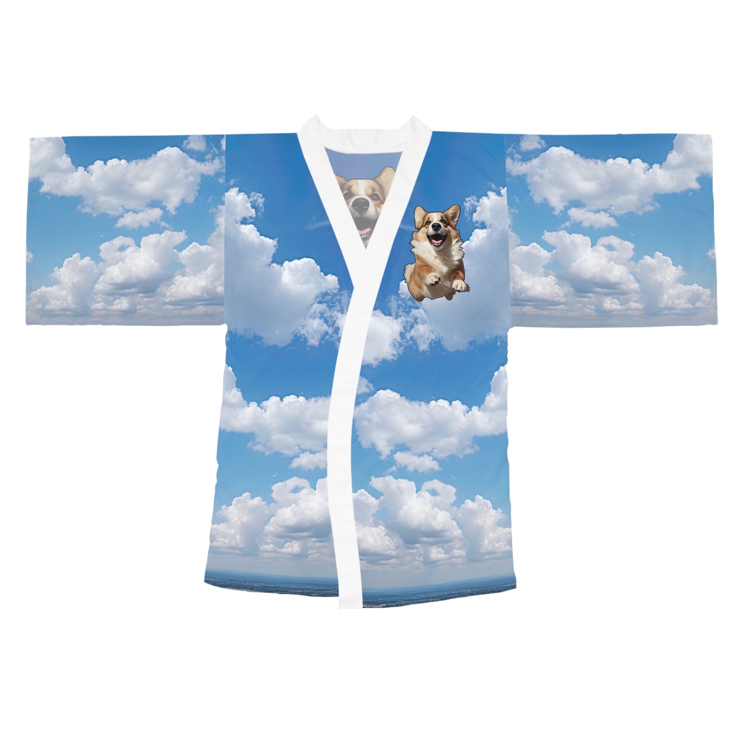 Super Corgi Kimono Robe