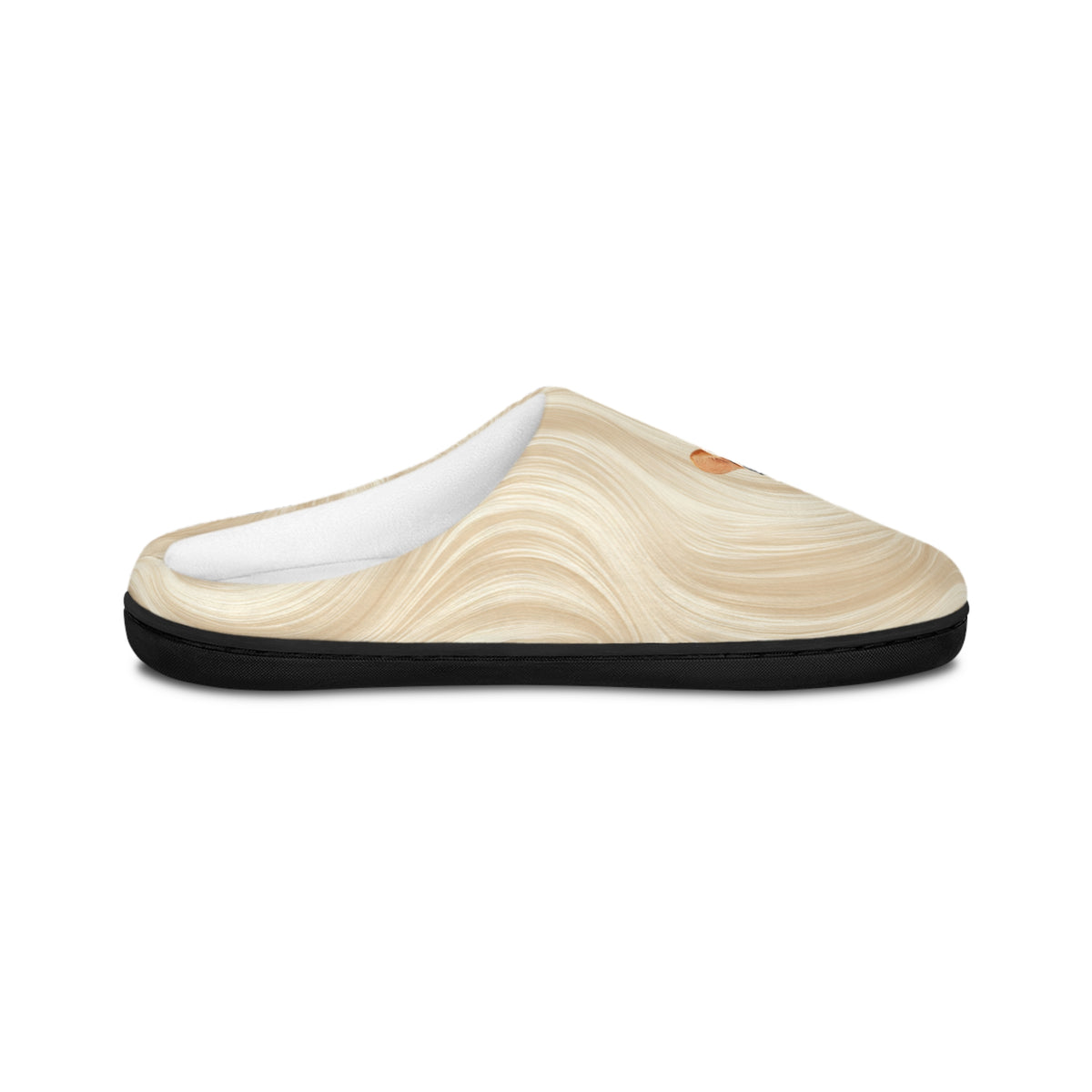 Giddy Sploot Men's Slippers - Creamy Champagne Corgi House Shoes