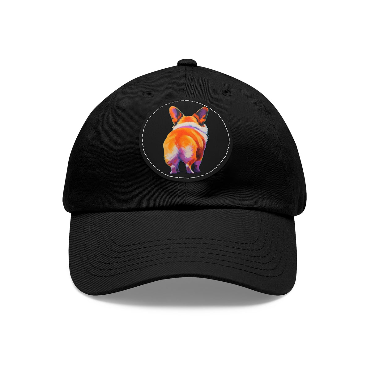 Corgi Butt Artistic Portrait Baseball Cap