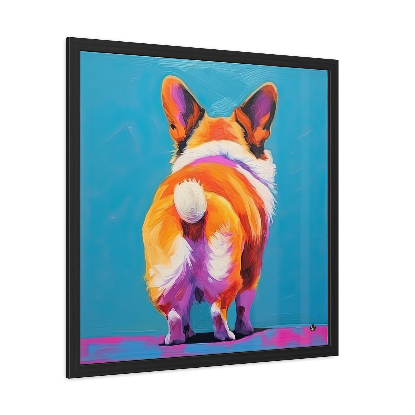 Impression encadrée "Corgi Butt"