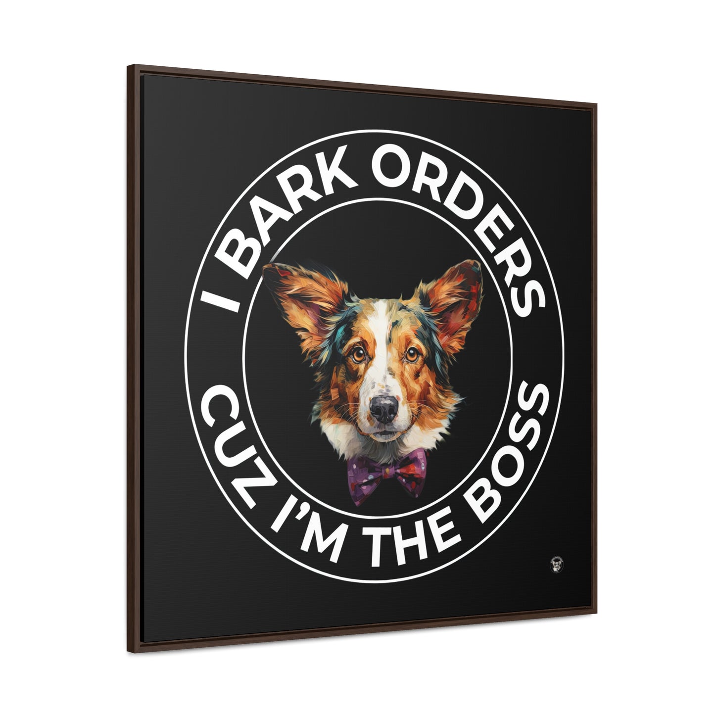The Boss - Framed on Canvas