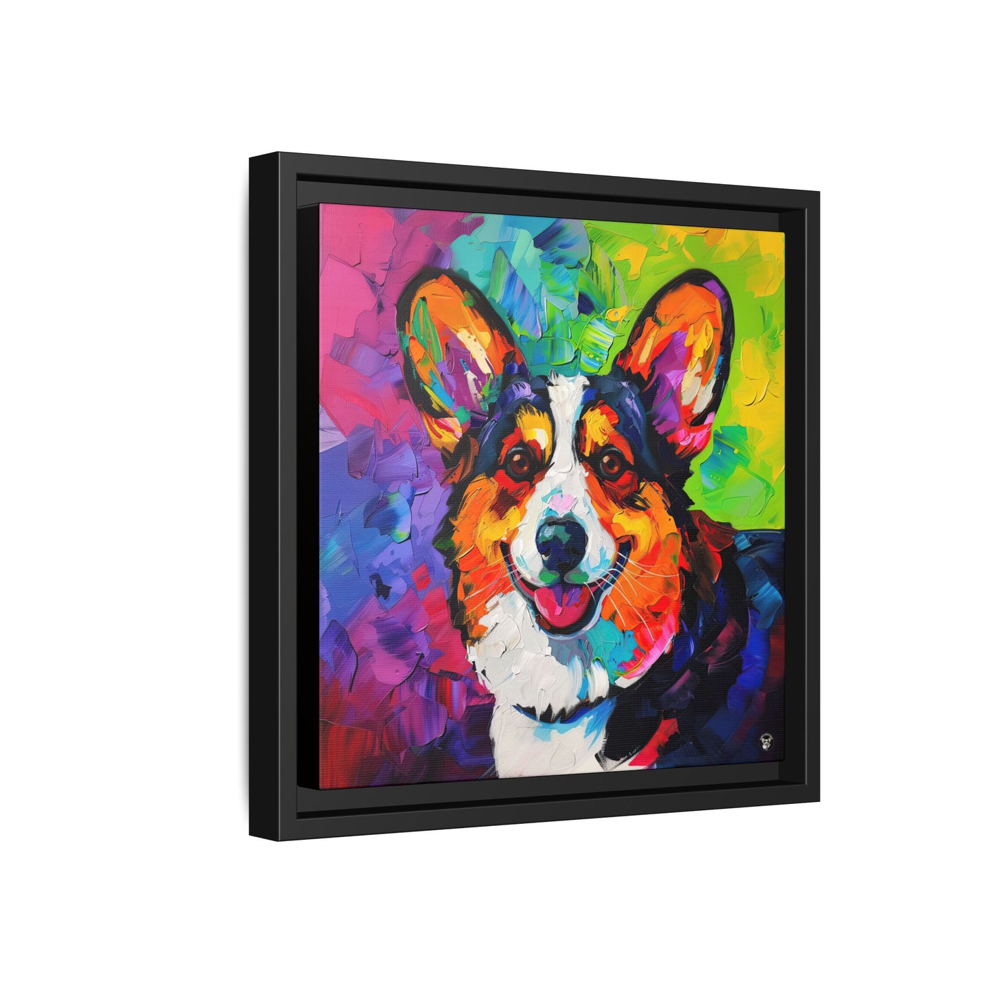 Color Me Corgi on Canvas