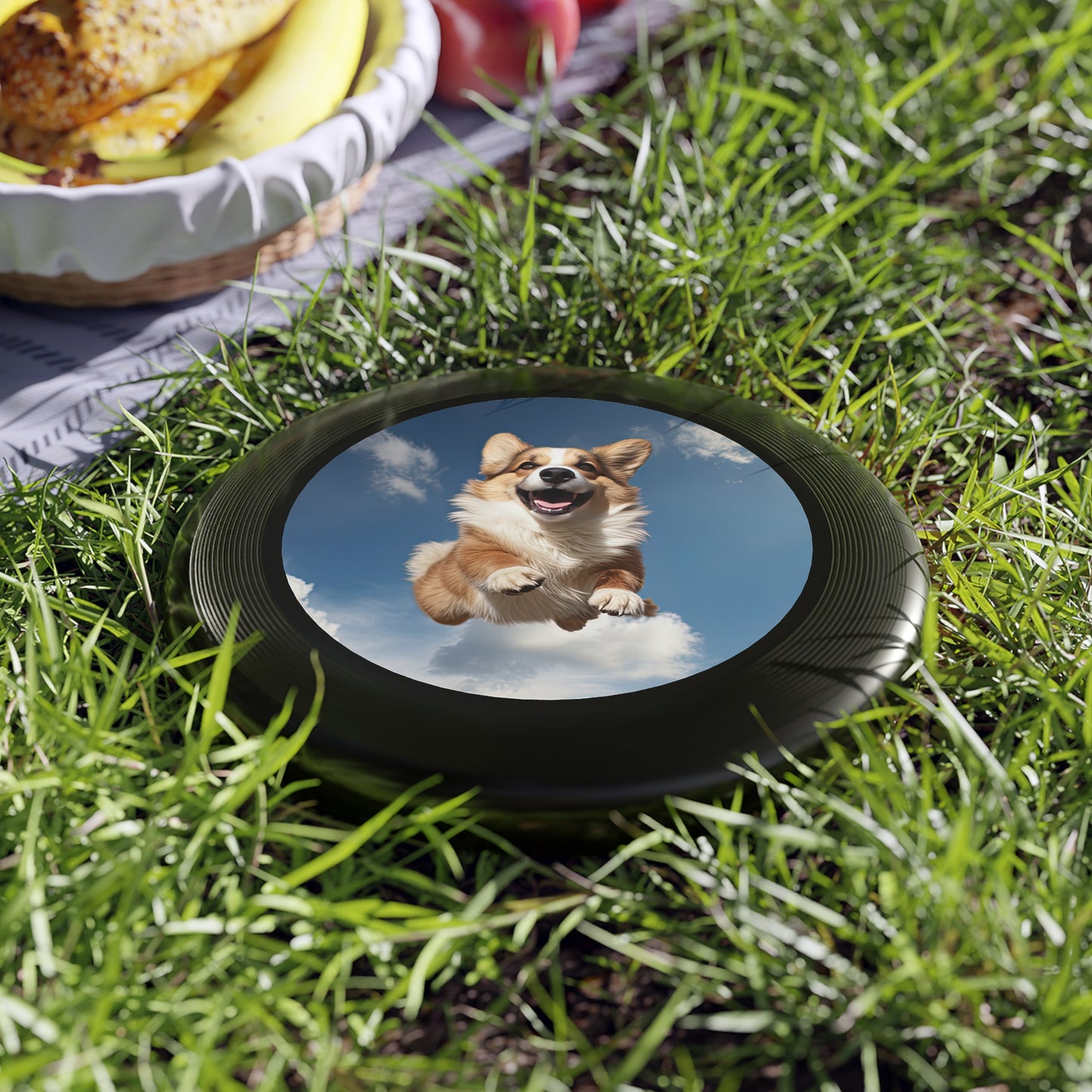 Flying Corgi - Wham-O Frisbee