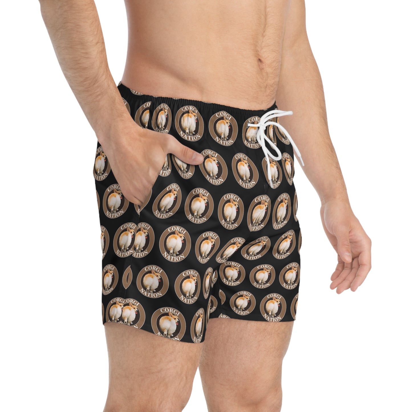 Corgi Nation - Swim Trunks