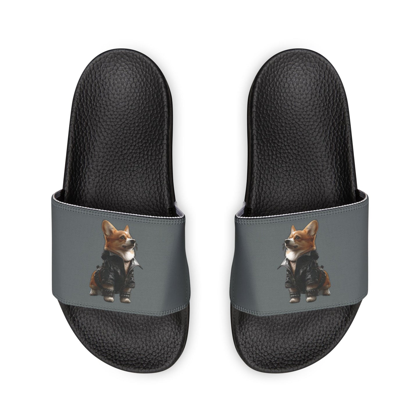 Leader of the Pack Women's Casual Gray Slide Sandals - Pool & Beach Slides