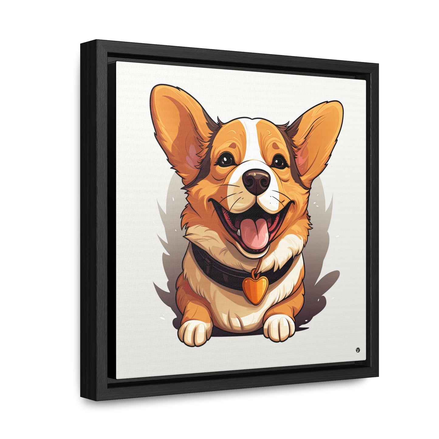 Puppy Love - Framed on Canvas