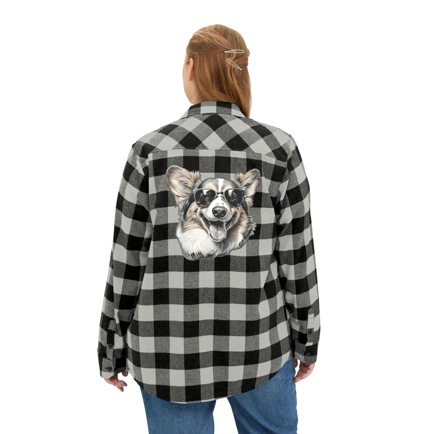 Corgi Cool - Flannel Shirt