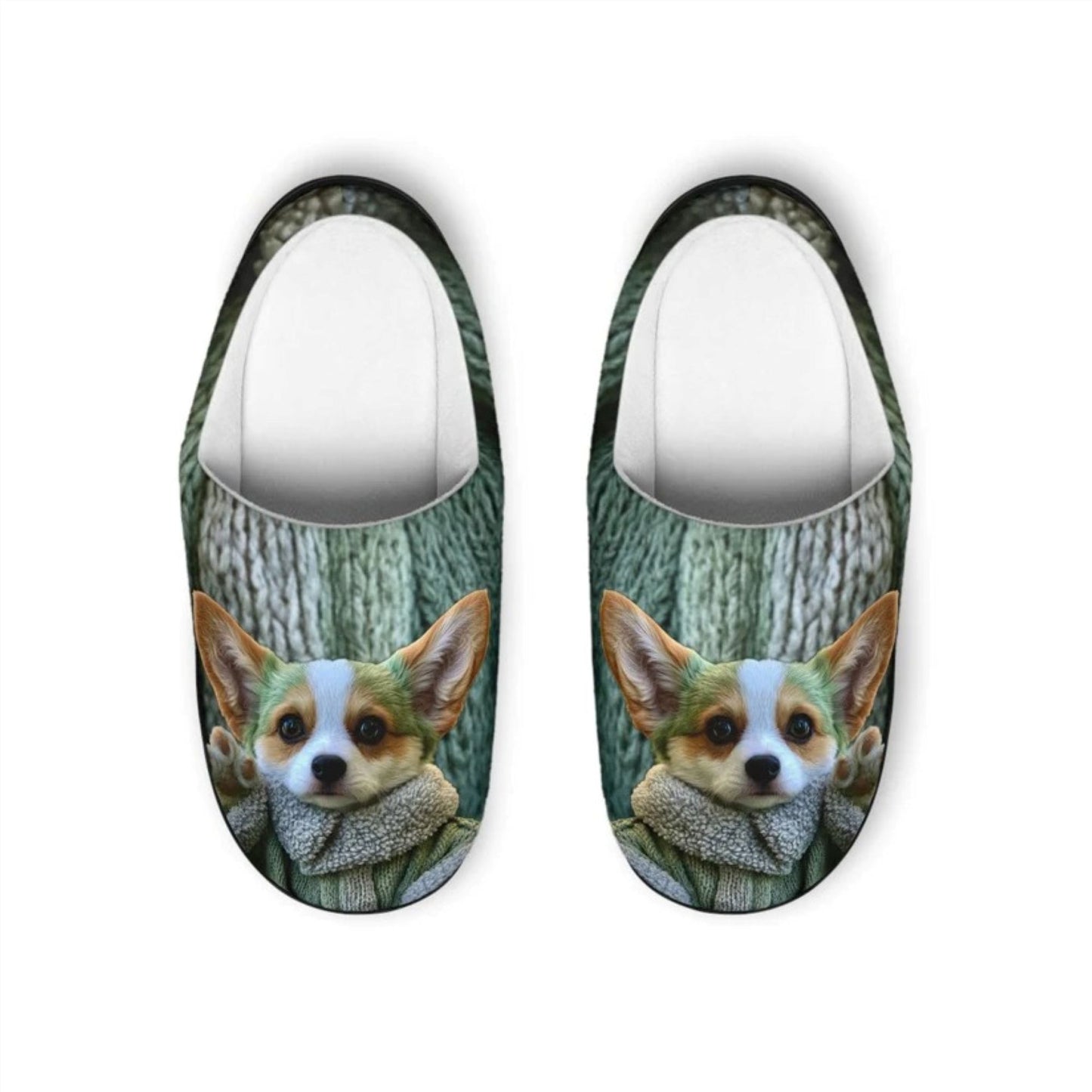 Baby Corgi Women's Slippers