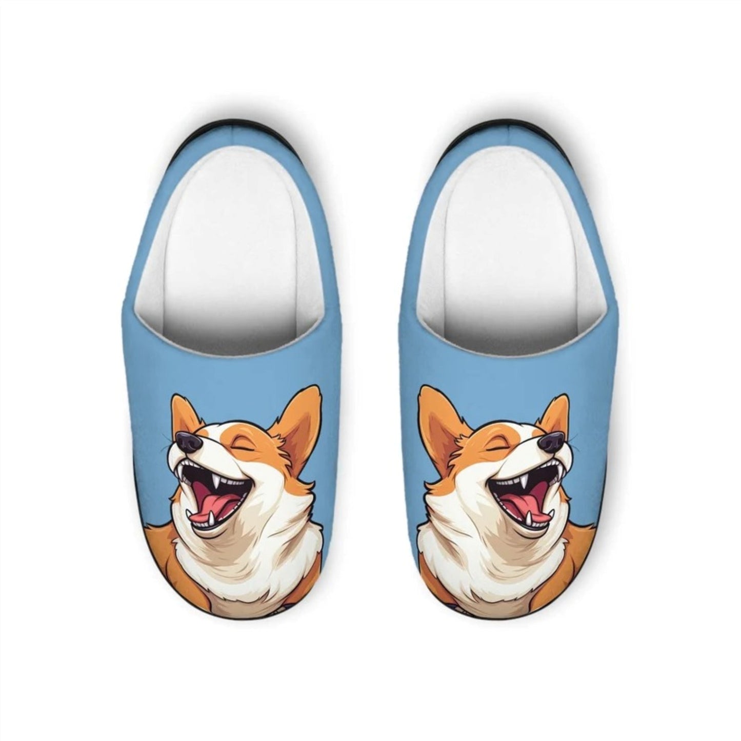 Comical Corgi Men's Slippers