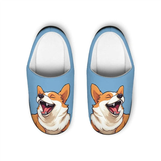 Comical Corgi Men's Slippers