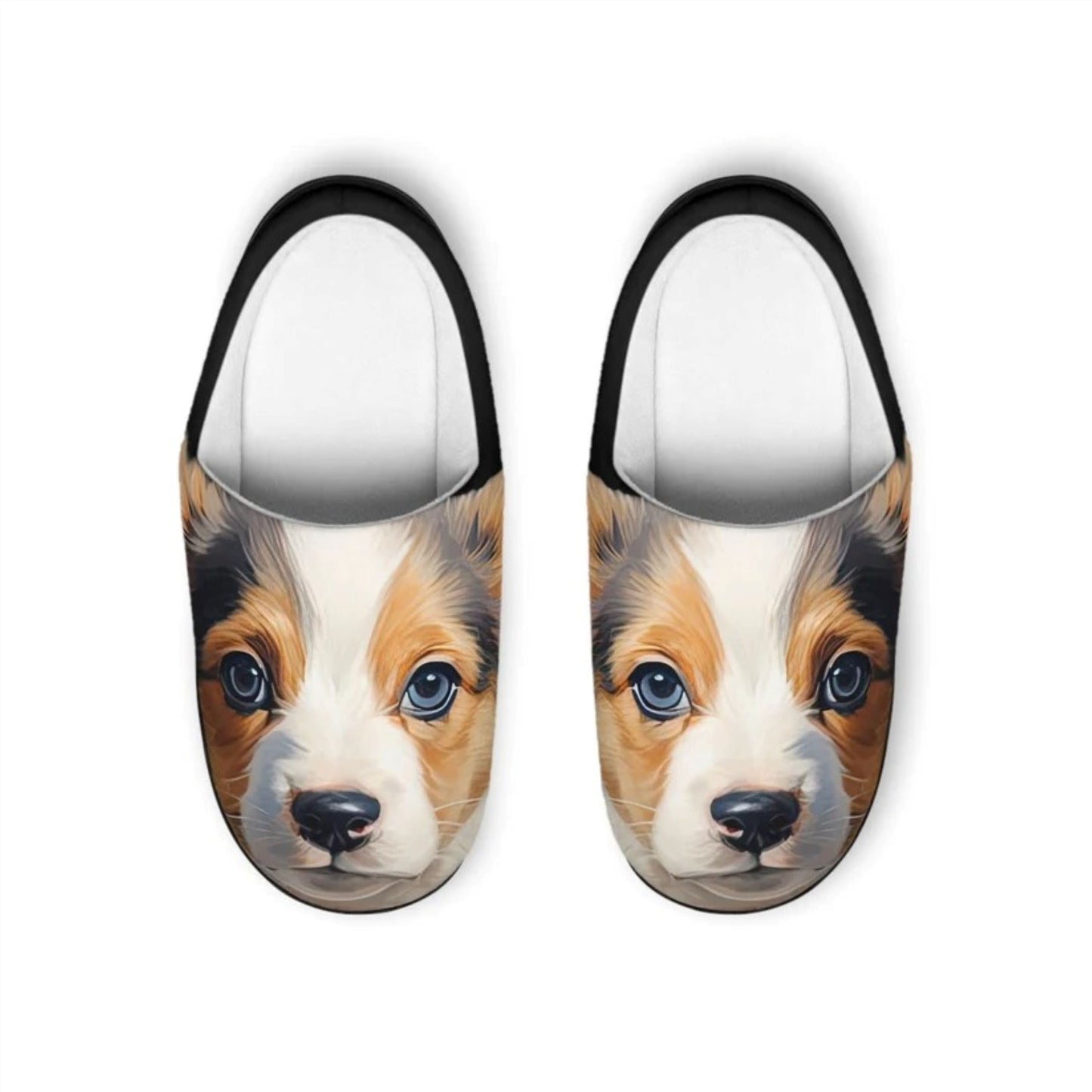 Puppy Dog Eyes Men's Slippers