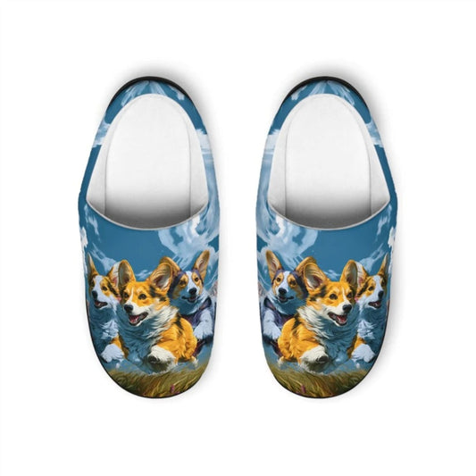 Corgi Racers Men's Slippers