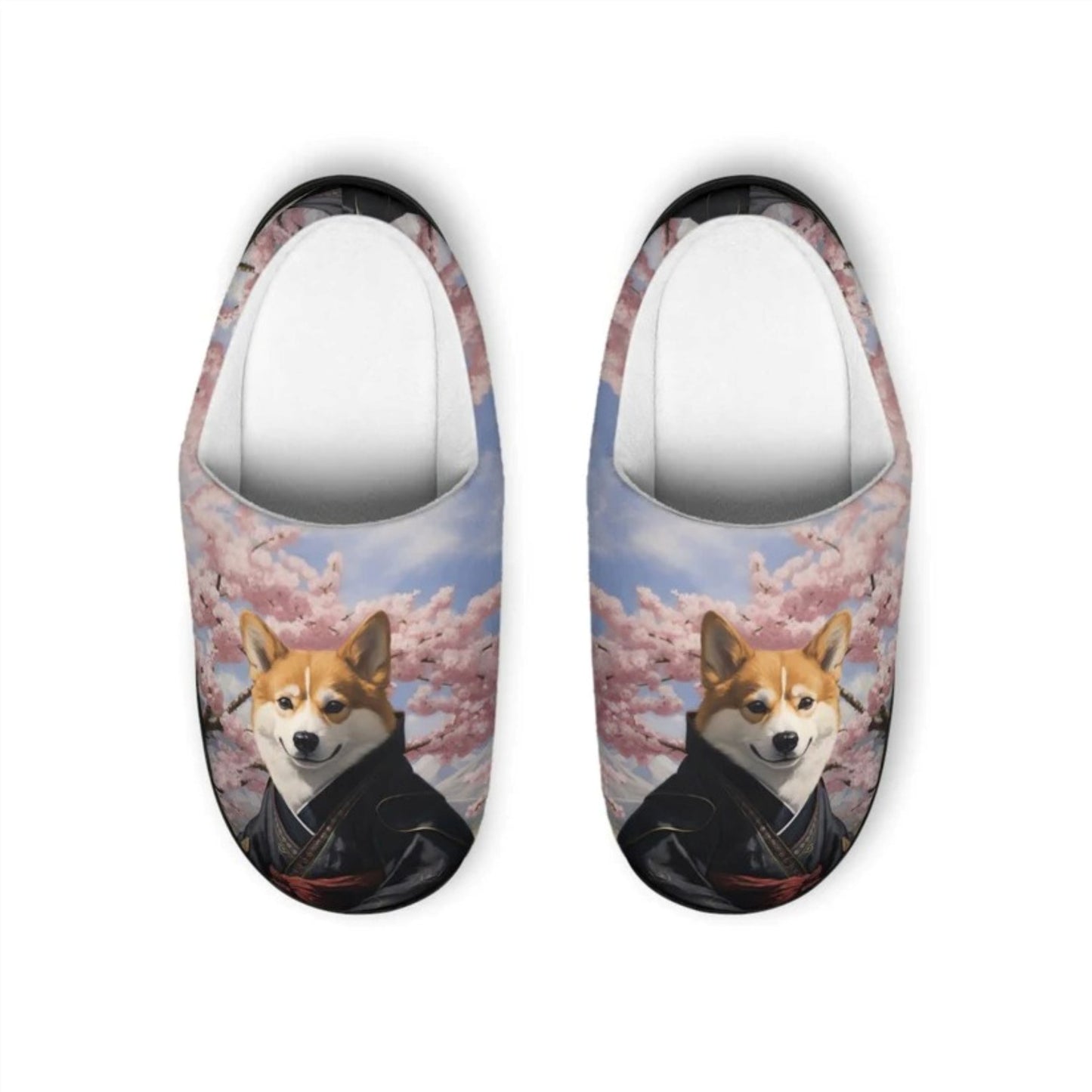 Samurai Corgi Women's Slippers